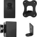 Speaker Wall Mount Bracket for SAMSUNG Wireless Rear Speaker SWA-9500S, Home Theater Surround Speakers Holder Compatible with SWA-9500S/XY SWA-9500S/XZ (Black 2PCS)