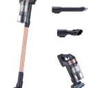 SAMSUNG Jet 60 Pet Cordless Stick Vacuum Cleaner w/ Removable Battery, Advanced Floor Cleaning, Jet Fit Brush to Clean Hardwood, Carpet and Tile, Lightweight Design, VS15A6032R7, Rose Gold