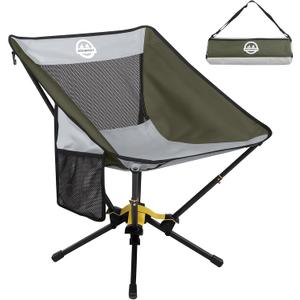 ADSMART Portable Camping Chair Lightweight Folding Chair for Camping - Outdoor Chair Supports 300 Lbs - Camp Chair Outdoor Adventures