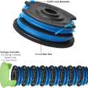 Weed Eater Dual Line String Trimmer Replacement Spool for Greenworks .29082/29242 065-Inch Dual LineCompatible with Greenworks Models 21212 and 21272 8 Spools, 1 Cap