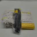 KeFanta Commercial Heavy Duty Industrial Mop with Extra Replacement Mop Head, 60" Long Handle Looped-End String Wet Cotton Mops for Floor Cleaning, Home, Kitchen, Office, Garage and Concrete/Tile Floor