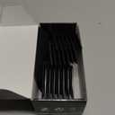 Clipper Guards 1.25", 1.5", 1.75", 2" Compatible with Most Wahl Clippers, Extra Long Professional Hair Clipper Combs Guides 10 12 14 16, Black