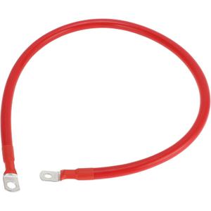 1 Pc Battery Inverter Cable Battery Cable 3/8" 5/16" Lug 1/0 AWG Gauge 2FT Red Tinned Copper