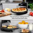 Presto 03430 Pizzazz Plus Rotating Oven, Black, 12-inch