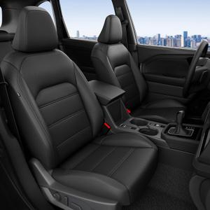 FREESOO Custom Seat Covers for Subaru Forester 2025, Black