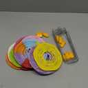 10PCS Paper Lanterns Variety Color Vibrant Paper Lanterns 6inches with LED Lights, Winter Melon Shape, Not Water Resistant