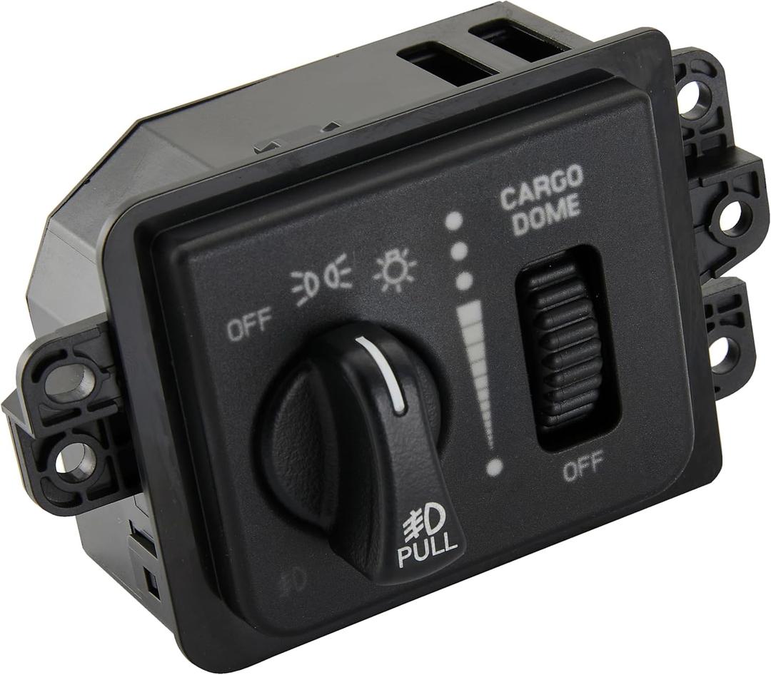 56045537AB Headlamp Dimmer Switch Fog Light for 2002-2005 Dodge Ram 1500 2500 3500 Pickup,2003 Dodge Ram 1500 2500 3500 Van.Replaces:56045537AC HLS1111 1S3852