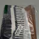 Farmhouse Decorative Throw Pillow Cover for Sofa Couch Accent Faux Leather Square Cushion Cover Tribal Stripe Boho Pillow Case 18 x 18 Inch,Black