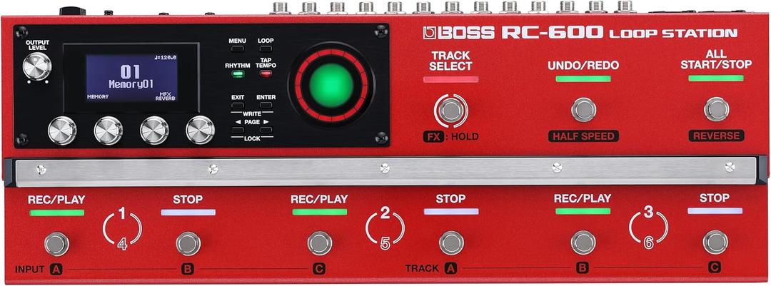 BOSS RC-600 Floor-Based Loop Station for Looping Musicians | Evolved Features & Customizable Functions | Next-Generation Sound Quality | Massive Onboard Effects Options | Unmatched Real-Time Control