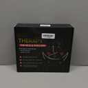 Cordless Red Light Therapy for Neck & Shoulder Relief, 118pcs LED Red Light Therapy Pad with Massage for Back, 660nm 850nm Wearable Heating Wrap for Body Muscle Relax, 5000mAh Rechargeable, Auto Timer (Black)