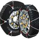 SCC SZ 327 Super  Cable Tire Chain for Passenger Cars, Pickups, and SUVs - Set of 2,Silver