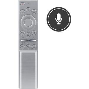 BN59-01346A RMCWPT1AP1 Replacement Voice Remote Control fit for Samsung Smart OneRemote Silver Metal TV Remote Control QN55LST7TAFXZA QN65LST7TAFXZA QN65LST9TAFXZA QN75LST7TAFXZA QN75LST9TAFXZA