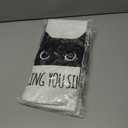 4 x Funny Bathroom Hand Towels Kitchen Towels Bathroom Black Cat Dish Towels Nice Ass for Bath Bar Dining Room Decor and Housewarming Gift 16x24 Inch