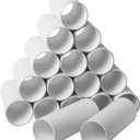 30 Pack Craft Rolls - Thick Cardboard Tubes for Crafts - Round Cardboard Tubes - Craft Tubes - Craft Round Tubes - Paper Tube for Arts & Crafts - 1.57 x 3.9 Inches - White