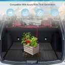 Mixsuper Cargo Liner for Acura RDX 2019-2024 2025 2026 Trunk Mat All Weather Cargo Mat Rear Anti-Slip Trunk Liner Black