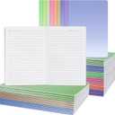 miikoul 36 Pack A5 Colorful Lined Notebook Bulk, Journals for Travelers 8''x5.6''college Ruled Composition Notebook, Writing Journal for School Office Business, 60 Pages/30 Sheets, 9 Color