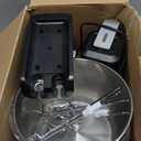 Holstein Housewares 5-Speed Hand and Stand Mixer, 250W Power with LED Light, Black and Stainless Steel  Versatile Mixer for Baking, Whipping, and More