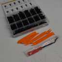 GOOACC - GRC-33 240PCS Bumper Retainer Clips Car Plastic Rivets Fasteners Push Retainer Kit Most Popular Sizes Auto Push Pin Rivets Set -Door Trim Panel Fender Clips for GM Ford Toyota Honda Chrysler (240Pcs Clips + 5 Remover)