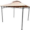 Garden Winds Replacement Canopy Top Cover Compatible with ABCCANOPY & MasterCanopy 10'x10' Gazebo - Riplock 350