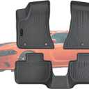 TPE Floor Mats for 2011-2023 Dodge Charger RWD & Chrysler 300 Rear-Wheel Drive ONLY All Weather Car Floor Liners Fit Dodge Charger RWD Accessories Black