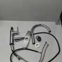 Polished Chrome Kitchen Faucets Solid Brass High Arc One-Handle Kitchen Faucet with Pull Down Sprayer,Kitchen Sink Faucets with Escutcheon