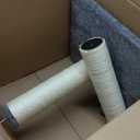 Amazon Basics Cat Scratching Post for Indoor Cats & Kittens, Medium (31.5"H), Cat Furniture with Dangling Ball Toy, Grey