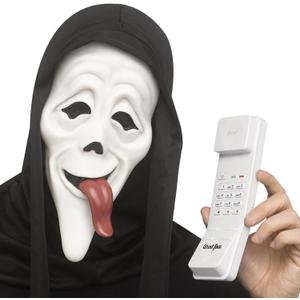 Fun World Ghost Face WASSUP! Mask & Phone Kit