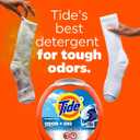 Tide Odor Defense + Oxi Laundry Detergent Pacs, Original Scent, 63 Count, Advanced Odor + Stain Fighter