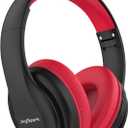 JoySpark Kids Bluetooth Headphones, Lightweight Wireless Headphones for Kids, 85/94dB Volume Limited, 60 Hours Playtime, Bluetooth 5.3, Over-Ear Toddler Headsets with Built-in Mic-Black