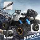 Jiakora Remote Control Car 1:12 Off Road Truck, Metal Shell LED Headlights Offroad Monster RC Truck, RC Cars Toys for Boys 4-7 8-12 Year Old Kids, Gifts for Kids, Large