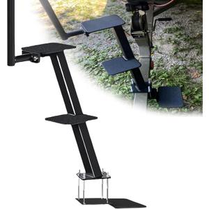 Universal Boat Trailer Steps - 3 Steps Fit for Bass, Pontoon & Hunting Boats - No-Slip Surface, 400LB Capacity - Fits 3'-3.5' Tongues