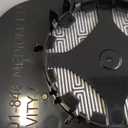 X AUTOHAUX Car Rearview Right Passenger Side Heated Mirror Glass Replacement W/Backing Plate for Jeep Grand Cherokee 1999-2004