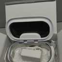 35W Ultrasonic Jewelry Cleaner, 45KHz Retainer Cleaner for Jewelry, 5 Timer & 3 Power Modes, Eyeglasses, Rings, Watch Strap, Dentures - 20oz, 304 Stainless Steel Tank, Quiet <38dB (White)