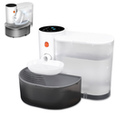 GJEASE Smart Pet Water Fountain No Filter, Wireless Cat Water Fountain Cordless,Battery Operated Filterless Cat Water Fountain