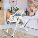Total Tactic AD10057BE 3-in-1 Convertible Baby High Chair for Toddlers, White