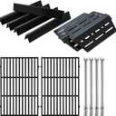 Genesis E-330 Grill Replacement Parts 4 Burners for Weber Genesis E-310 S-330 EP-330 300 Series Grill Parts 7524 Grates 7621 7620 Flavorizer Bars 65505 Heat Deflector 62752 Genesis 330 Sear Burner