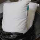 Oubonun 14 x 22 Pillow Inserts (Set of 2) - Lumbar Pillow with 100% Cotton Cover - Rectangle Square Interior Sofa Pillow Inserts - Decorative Pillow Insert Pair - White Couch Pillow