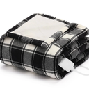 Homemate Heated Blanket Electric Throw - 50“x60“ Heating Blanket with 10 Fast Heat Levels 8 Hours Auto Off Soft Cozy Flannel Over-Heated Protection ETL Certification Keep Warming in Home