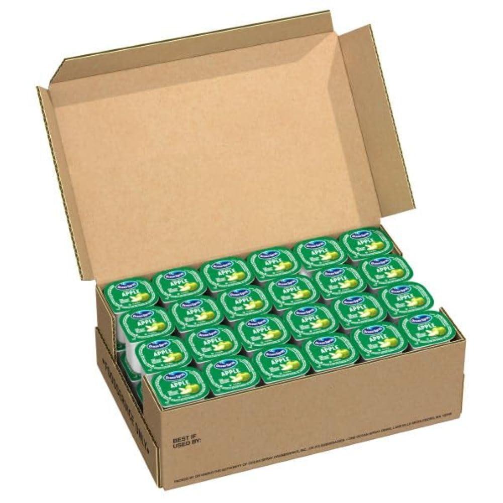 Ocean Spray 100% Apple Juice Cups, 4 Ounce (Pack of 48) (EXP 06/06/26)