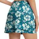 Skort for Women High Waisted Tennis Skirt with Built-in Shorts,Ruffle Athletic Golf Skort for Wommen with Pockets (L)