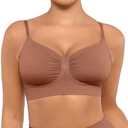 FeelinGirl Bralettes for Women with Support Comfortable Bras No Underwire Seamless Everyday Bras, Size S