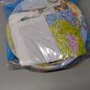 141pcs Around The World Party Decorations The Adventure Begin Birthday Party set Includes Dinner Plate Dessert Plate Paper Napkin Cup Knife Fork Spoon Tablecloth Travel Birthday Supplies set