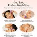 Kitsch Stainless Steel Gua Sha Facial Tools - Lymphatic Drainage Massager for Face & Chin, Jawline Shaper, Double Chin Reducer, Guasha Tool for Face Massager, Skin Care Tools - Irridescent