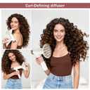 Diffuser Attachment for Shark SpeedStyle Essential HD542 HD732 HD731 HD332 HD331 HD301 Dryer Styler Accessory,Styling Tool for Wavy, Curly, Coily Hair,Essential Hair Dryer,Enhance Natural Curls.