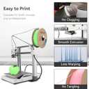 3DHoJor PLA Pro (Plus) Filament 1.75mm, 3D Printer Filament,1kg*4 Bundle Cardboard Spool 3D Printing Filament, Dimensional Accuracy +/- 0.03 mm-Peak Green+Orange+Yellow+Red