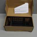 Cisily Sink Caddy Sponge Holder for Kitchen with Brush Holder and Stainless Steel Self Drain Tray, Rustproof Kitchen Sink Organizer for Sponge, Soap Dispenser Storage Accessories (9.25, Black)