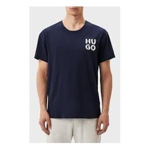 HUGO Men's Stacked Logo Cotton Stretch T-Shirt, XXL