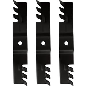 48" Mulching Mower Blades for Cub Cadet MTD 942-04417 02005017 GT2148 Recon Z-Force L48 742-04417-X 02005017P-X 48 inch Deck Lawn Mower Tractor Replace 02005017-X 01005336 02005017, Black