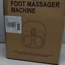 Foot Massager Machine with Heat, Upgrade 6 Airbags 29 Nodes Deep Rolling, Compression, Ankle Kneading, Shiatsu Foot Massager for Neuropathy Plantar Fasciitis, Gifts for Men Women Fits Up to 13"