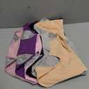 ZJHTK 6Pcs Cotton Incontinence Underwear for Women, Middle Waisted Panties for Women over 60, Reusable Protective Briefs (XX-Large, Multicolor)